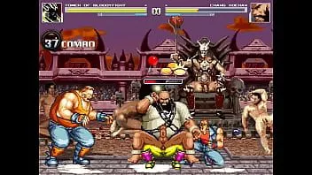 播放 Mugen - b.fight 之塔 vs Chang koehan（战士之王）